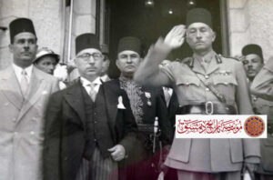 الرئيس جميل مردم بك في مصر سنة 1944.