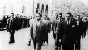 عصام المحايري وأنطون سعادة في دمشق سنة 1949