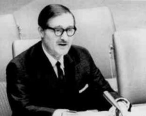 السفير أديب الداوودي في الأمم المتحدة سنة 1967.
