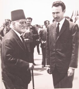 الأمير سعيد مع الرئيس بومدين