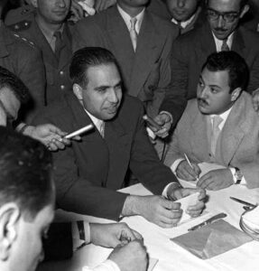 عبد الحميد السراج في مصر سنة 1960.