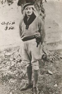 فوزي القاوقجي في فلسطين سنة 1936.