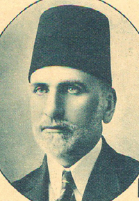 هاشم الأتاسي رئيساً للجمعية التأسيسية سنة 1928.